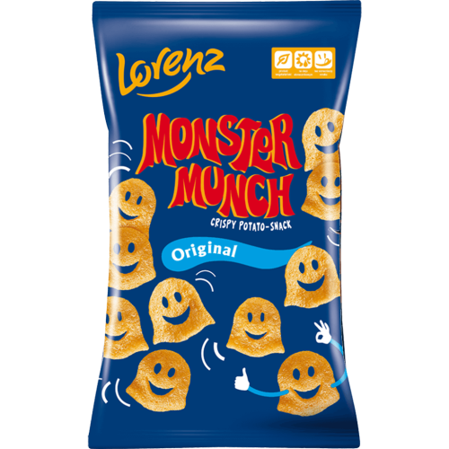 Monster Munch Original Crispy Potato Snack Salted 100g Food Plus