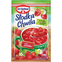 Dr Oetker Słodka Chwila Wild Strawberry Flavoured Jelly with Pieces of Fruits 31,5g