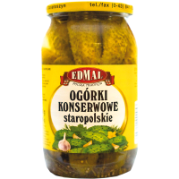 Ogórki Konserwowe Staropolskie 900ml Edmal