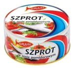 Szprot w Sosie Pomidorowym 300g Graal