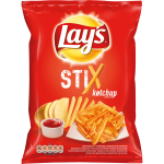 Lays Stix Ketchup Flavoured Potato Crisps 140g