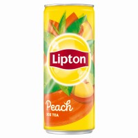 Pepsi Lipton Ice Tea Peach Drink 330ml Can Sleek
