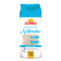 Wafle Ryżowe Naturalne 130g Sonko