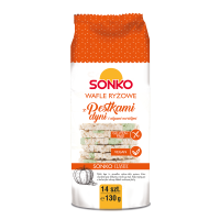 Wafle Ryżowe z Pestkami Dyni i Algami Morskimi 130g Sonko