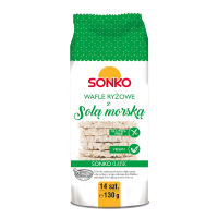 Wafle Ryżowe z Solą Morską 130g Sonko