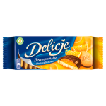 Ciastka Delicje z Galaretką Pomarańczową 147g