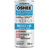 Oshee Vitamin Energy Magnesium+B6 Tropical Fruit Flavour Carbonated Drink 250ml