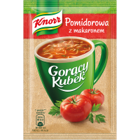 Zupa Gorący Kubek Pomidorowa z Makaronem 19g Knorr