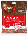 Raczki Caramels with Nut and Cocoa Filling with Rum  Aroma 105g  Wawel