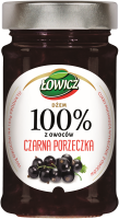 Łowicz Black Currant 100% Fruits Jam 210g 