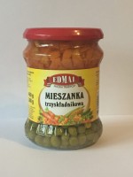 Mieszanka Marchew Groszek Kukurydza 500ml Edmal