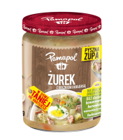 Żurek z Boczkiem Wędzonym i Kiełbasą 470g Pamapol