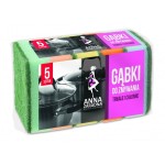 Gąbki do Zmywania Anna Zaradna 5szt Stella Pack