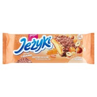 Ciastka Jeżyki Słony Karmel w Czekoladzie Mlecznej 140g Goplana