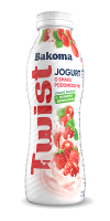 Yoghurt Twist Wild Strawberry 370g Bakoma