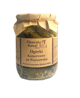 Pickled Cucumbers in Warsaw Style 670g Piwniczka Babuni