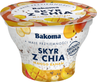Yoghurt Skyr Chia Mango Banana 150g Bakoma