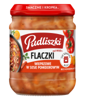 Flaki Wieprzowe w Sosie Pomidorowym 450g Pudliszki