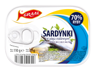 Sardines in Vegetable Oil 110g Graal