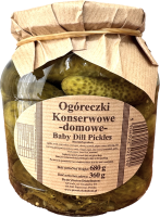 Home-made Baby Gherkins 680ML Piwniczka Babuni