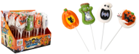 Lollipop Hard Candy Scary Pumpkin Mix 40g Maxco