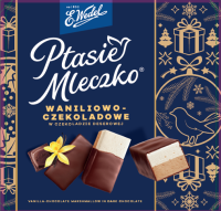 Marshmallow Ptasie Mleczko Vanilla & Chocolate 340g Wedel
