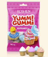Żelki Yummi Gummi Funny Cupcakes 70g Roshen