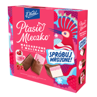 Ptasie Mleczko Mascarpone z Malinami 340g Wedel