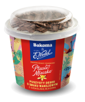 Deser Ptasie Mleczko Waniliowe 105g Bakoma Wedel