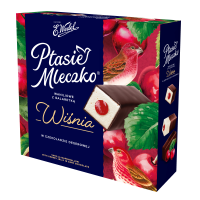 Wedel Vanilla Ptasie Mleczko with Cherry Jelly 340g 