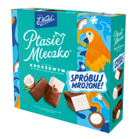 Ptasie Mleczko Kokos w Mlecznej Czekoladzie 340g Wedel