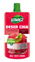 Mus Łowicz Deser Chia Truskawka Kiwi 120g Maspex