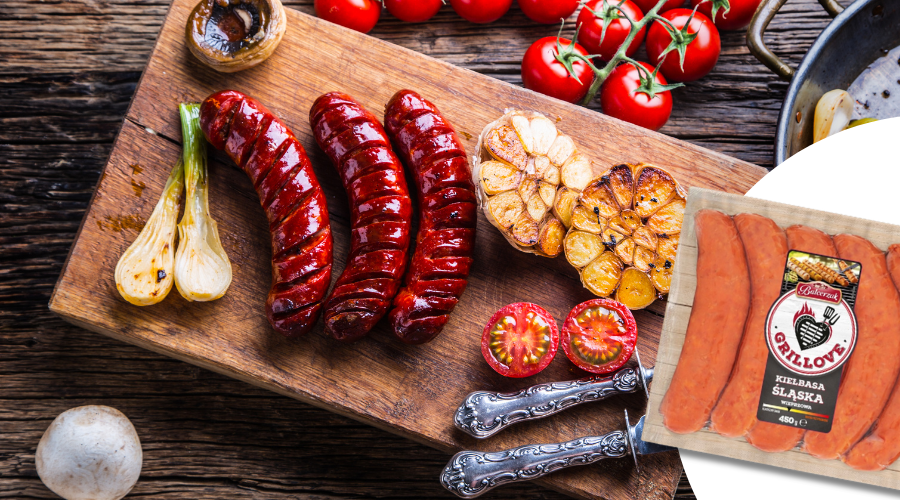 Grillowana kiełbasa w czosnku i marynacie