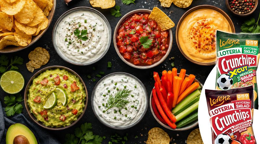 Crunchips and dips – 5 simple party recipes
